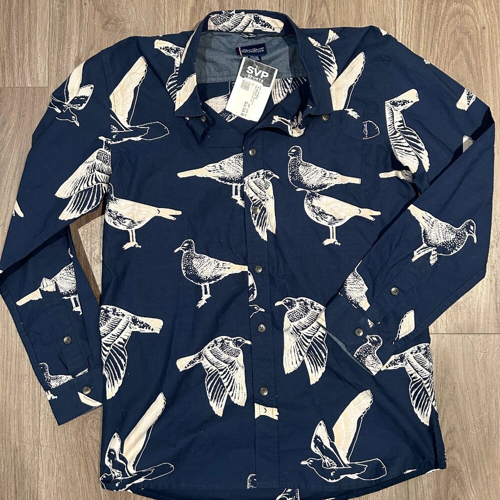 Men's Navy Blue O'Neill Dress Shirt | Brand New